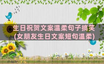 生日祝贺文案温柔句子搞笑(女朋友生日文案短句温柔)